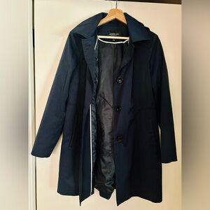 London Fog Navy Blue Trench Coat
